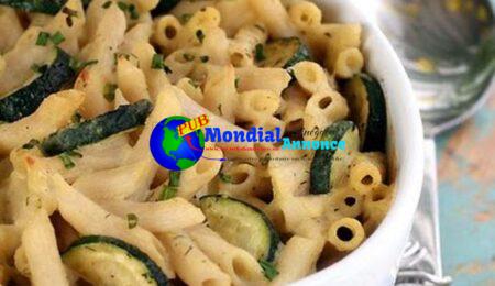 Creamy Penne Pasta Bake With Zucchini