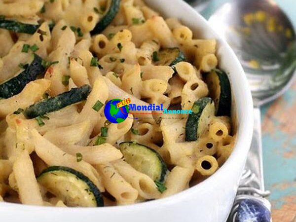 Creamy Penne Pasta Bake With Zucchini