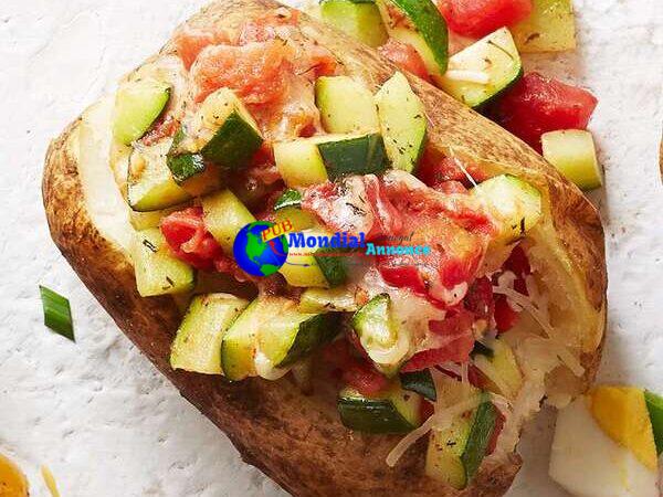 Italian Zucchini-Topped Baked Potato