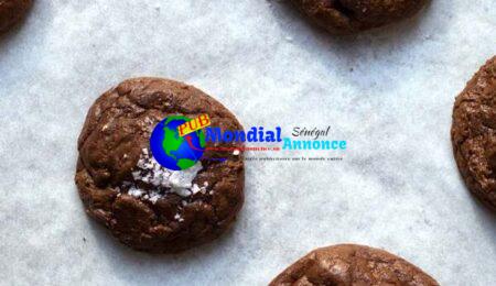 Salted Chocolate Rye Cookies