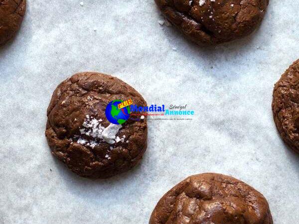 Salted Chocolate Rye Cookies