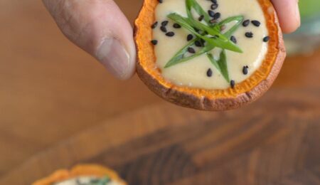 Appetizer Recipe: Miso Candy Potato Bites