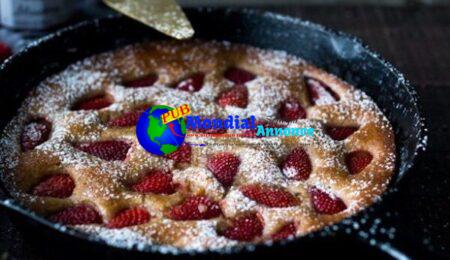 Strawberry Skillet Cake