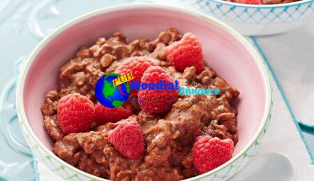 Chocolate-Raspberry Oatmeal