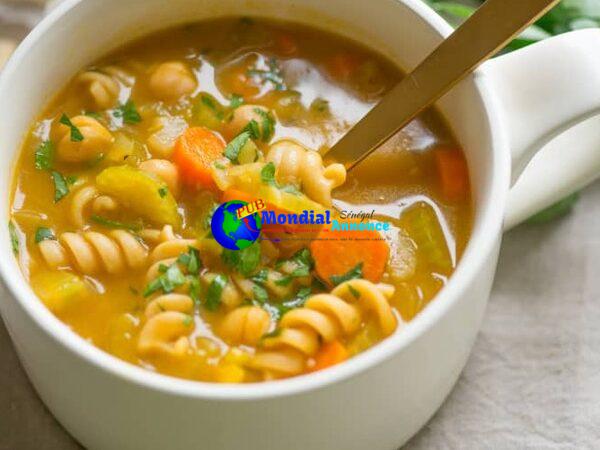 Recipe: Vegan Chickpea Noodle Soup