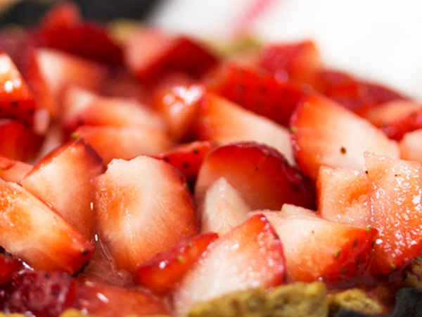 Paleo Attain (Gluten Free, Dairy Free) Strawberry Pie with Candy Nut Crust