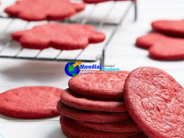 Red Velvet Sugar Cookies