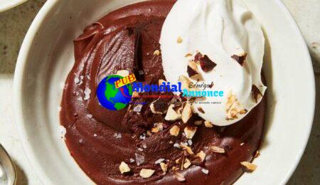 Easy Chocolate Mousse With Whipped Cream and Sea Salt