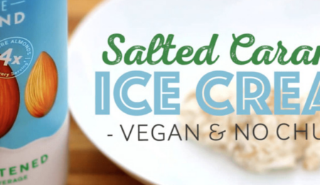 No-Churn Salted Caramel Vegan “Ice Cream”