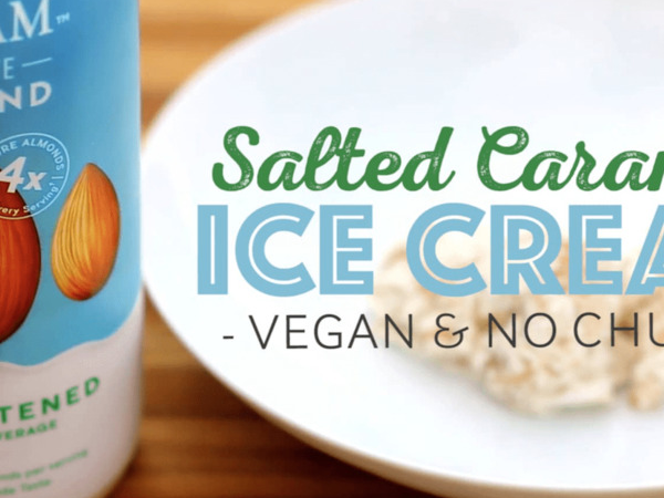 No-Churn Salted Caramel Vegan “Ice Cream”