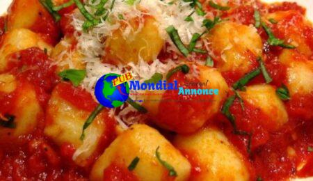 Gluten-Free Gnocchi with Tomato Sauce Recipe