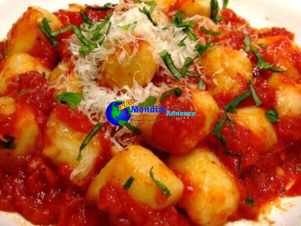 Gluten-Free Gnocchi with Tomato Sauce Recipe