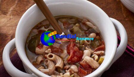 Bruce Weinstein & Mark Scarbrough’s Pesto Minestrone Soup