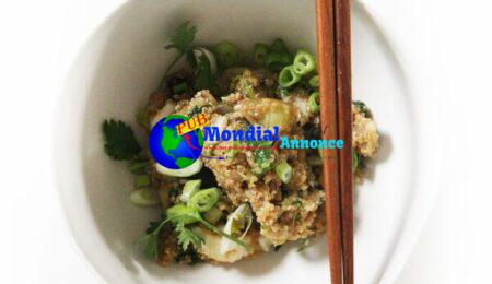 Fried Quinoa with Crispy Eggplant and Bok Choy