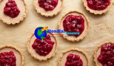 Gluten-Free, Vegan Cranberry-Almond Tartlets