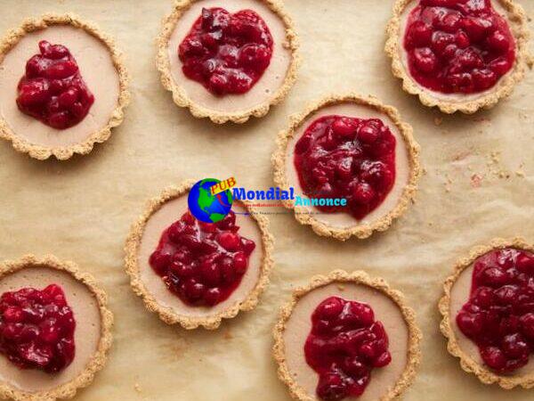 Gluten-Free, Vegan Cranberry-Almond Tartlets