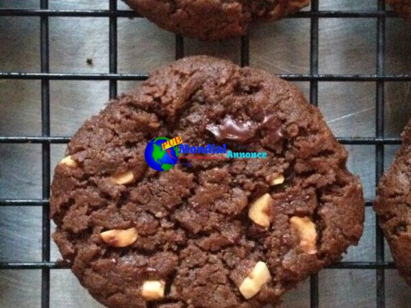 Gluten-Free Double Chocolate Peanut Butter Chunk Cookie