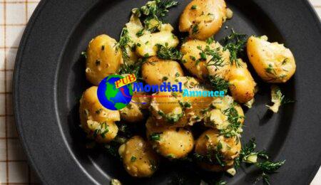 Buttered Potatoes With Salted Lemon