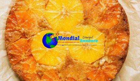 Upside-Down Orange-Almond Cake (Gluten-Free)