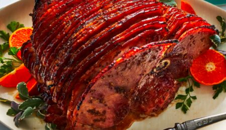 Baked Ham with Brown Sugar-Mustard Glaze