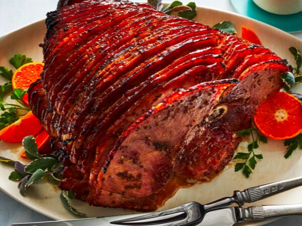 Baked Ham with Brown Sugar-Mustard Glaze