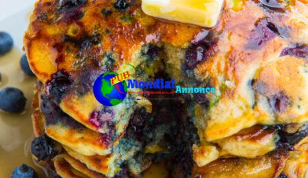 Blueberry Zucchini Pancakes