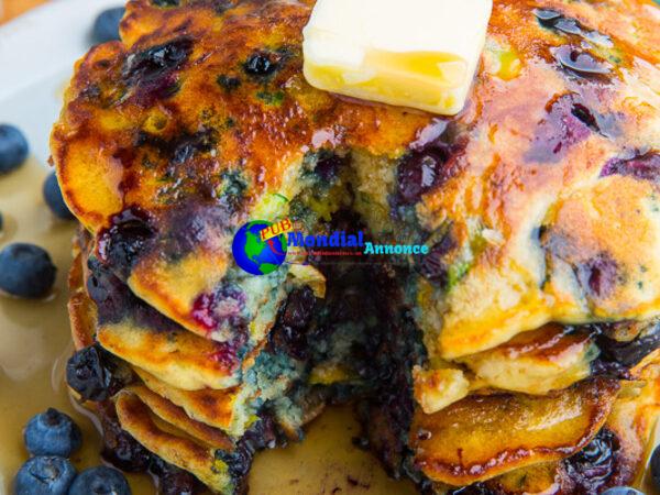 Blueberry Zucchini Pancakes