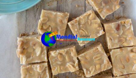 Salted Peanut Fudge Squares