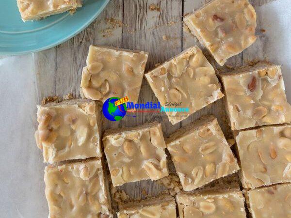 Salted Peanut Fudge Squares