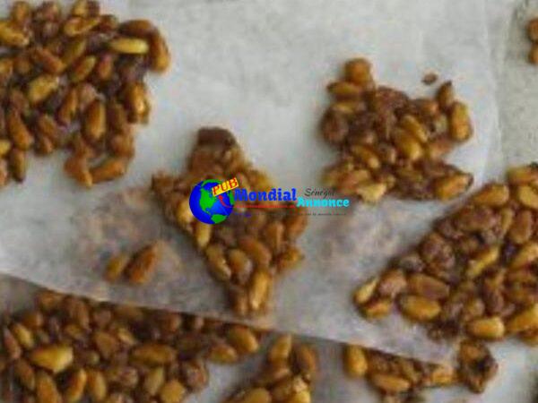 Salted Pine Nut Toffee Recipe