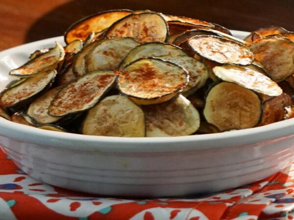 Salt and Vinegar Zucchini Chips