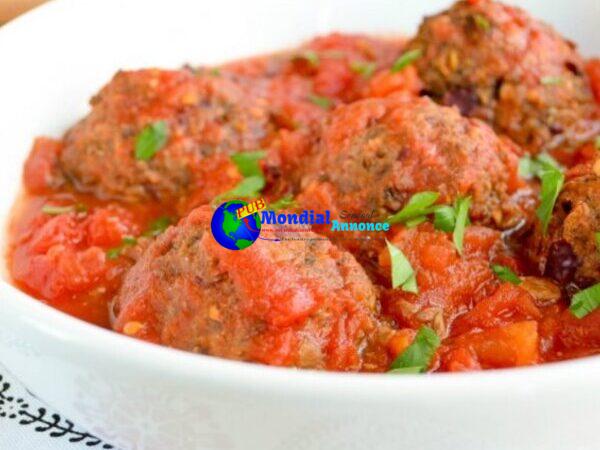 Beanballs With Marinara Sauce