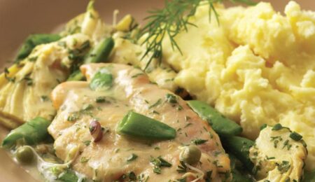 Chicken with Sugar Snap Peas & Spring Herbs