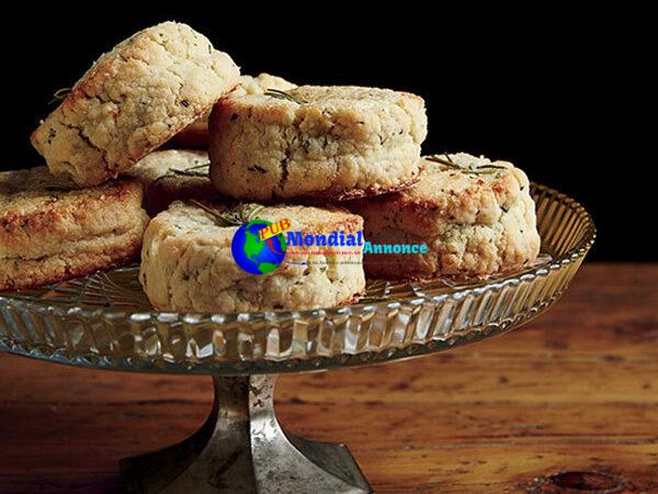 Sugared Lemon-Rosemary Scones