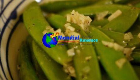 5-Minute Roasted Sugar Snap Peas Recipe