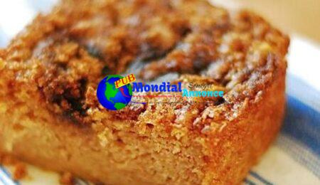 Apple Bread With Cinnamon Sugar Topping