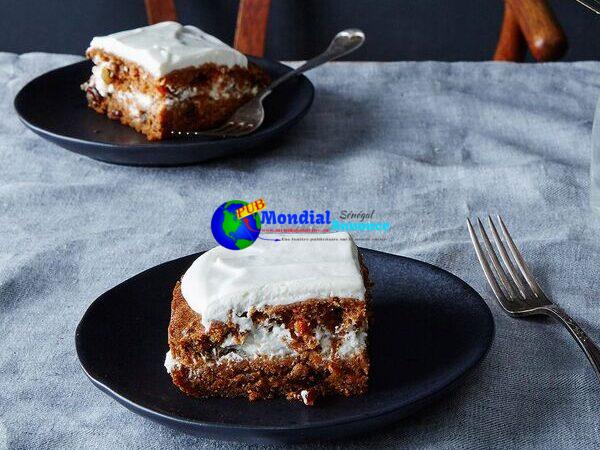 Vegan Carrot Cake with Coconut Cream Frosting