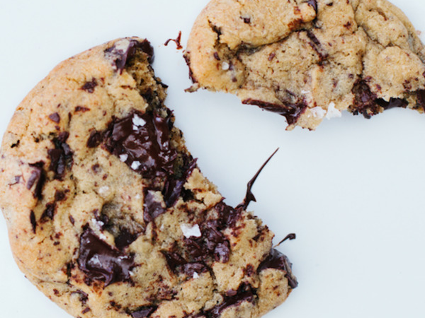 Salted Chocolate Chip Cookies