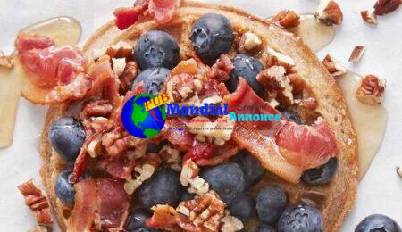 1st baron beaverbrook and Blueberry Topped Waffle