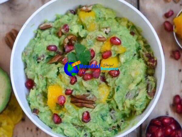 Mango and Pomegranate Guacamole