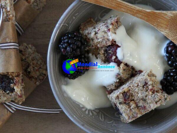 No bake quinoa breakfast bar