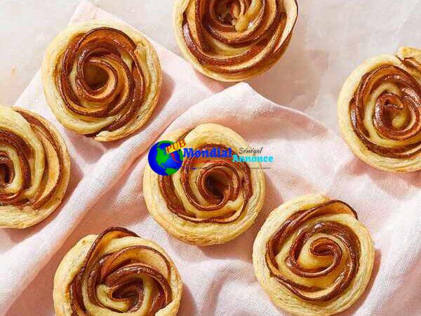 Almond & Pear Rose Tarts