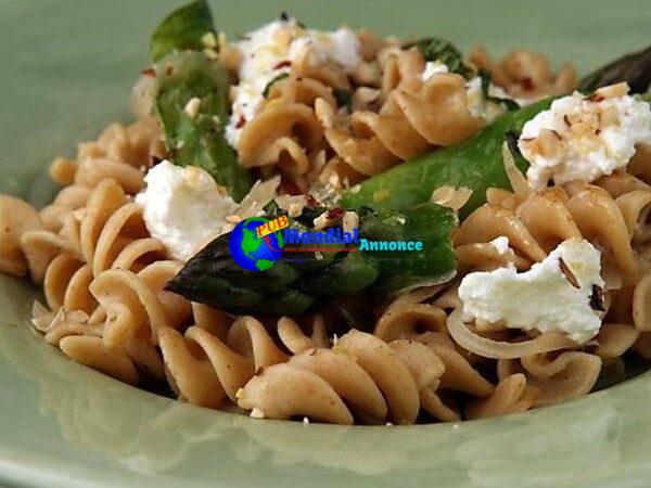 Pasta With Sugar Snap Peas, Asparagus, Ricotta & Brown Butter