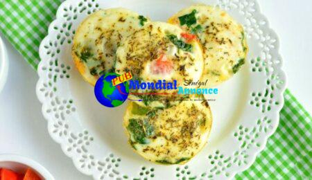 Straightforward Spinach Pepper Egg Cakes