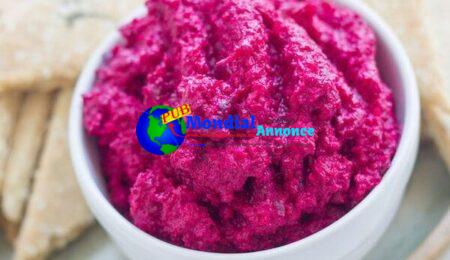 Roasted Beetroot, Onion, and Macadamia Dip