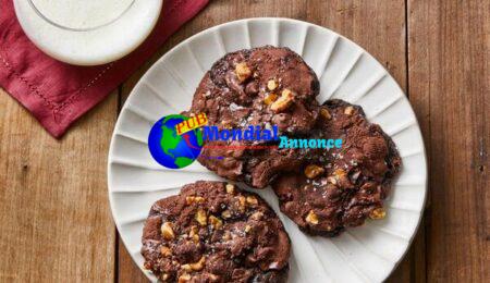 Flourless Chocolate-Walnut Cookies