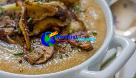 Amaranth « Polenta » with Wild Mushrooms