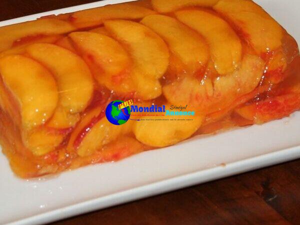 Peaches and Cava Terrine