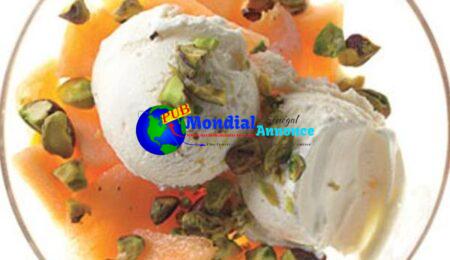 Cantaloupe Parfait With Salted Pistachios