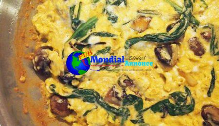 Ramp and Mushroom Frittata